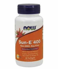 NOW Vitamin E-400 IU (Sun-E) / 60 Softgels