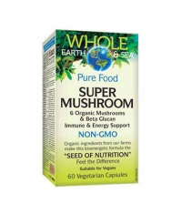 NATURAL FACTORS Whole Earth & Sea Super Mushroom / 60Vcaps