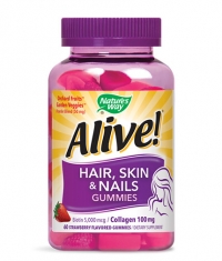 NATURES WAY Alive! Hair, Skin & Nails / 60 Gummies