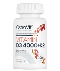 OSTROVIT PHARMA Vitamin D3 4000 + K2 100mcg / 100 Tabs