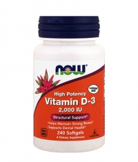 NOW Vitamin D-3 / 2000 IU / 240 Softgels