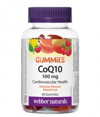 WEBBER NATURALS CoQ10 Gummies 100 mg Mixed Fruit / 60 Gummies