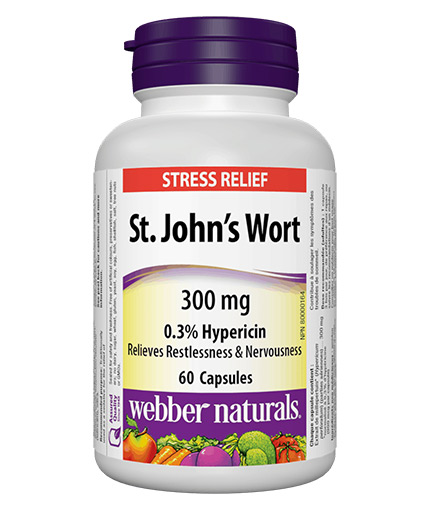WEBBER NATURALS St. John’s Wort 300 mg / 60 Caps