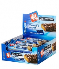 FIT SPO Crunchy Delight plus Protein Bar Box / 12 x 65 g