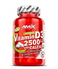 HOT PROMO Vitamin D3 2500 IU with Calcium 250mg / 120 Caps