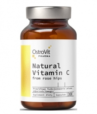 OSTROVIT PHARMA Natural Vitamin C 1000 mg / from Rose Hips / 30 Caps