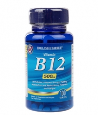 HOLLAND AND BARRETT Vitamin B12 Cyanocobalamin 500 mcg / 100 Tabs