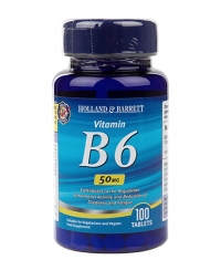HOLLAND AND BARRETT Vitamin B6 / Pyridoxine 50 mg / 100 Tabs