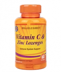 HOLLAND AND BARRETT Vitamin C & Zinc Lozenges / Immune System Support / 60 Lozenges
