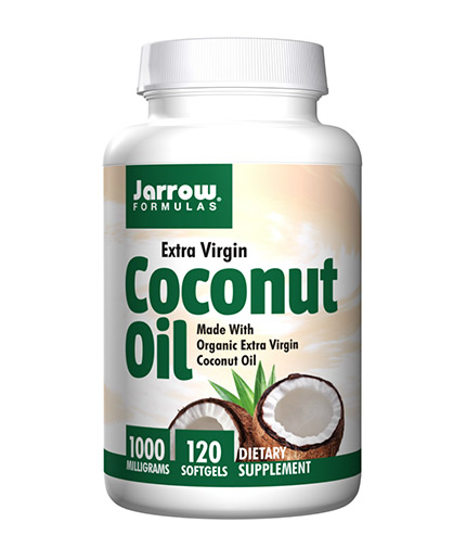 Jarrow Formulas Coconut Oil Extra Virgin 1000 mg / 120 Softgels