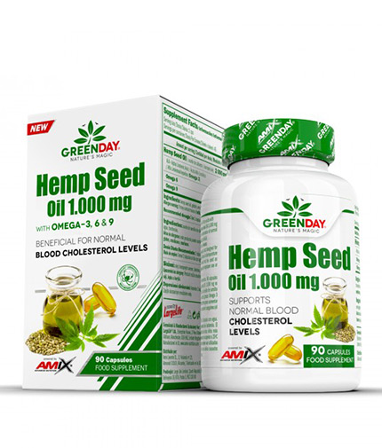 AMIX Hemp Seed Oil 1000 mg / 90 Caps