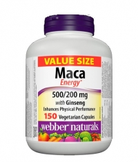 WEBBER NATURALS Maca Energy and Korean Ginseng / 150 Vcaps