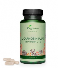 VEGAVERO L-Carnosine Plus Vitamin C + E / 60 Caps