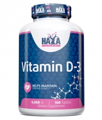 HAYA LABS Vitamin D3 / 4000 IU / 100 Tabs