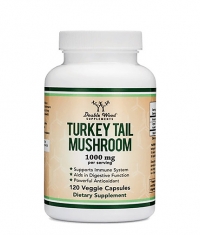 DOUBLE WOOD Turkey Tail Mushroom 1000 mg / 120 Caps