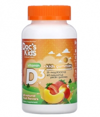 DOCTOR'S BEST Vitamin D3 Kids 1000 IU / 60 Gummies