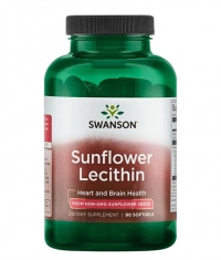 SWANSON Sunflower Lecithin from Non-Gmo Sunflower Seeds 1200 mg / 90 Softgels
