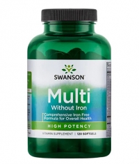 SWANSON Multi without Iron - High Potency / 120 Softgels