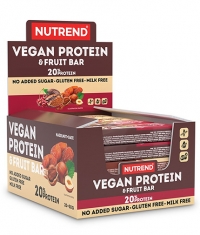 NUTREND Vegan Protein Fruit Bar Box / 20 x 50 g