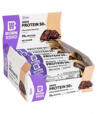 BORN WINNER Slim Protein Bar Box / 12 x 50 g