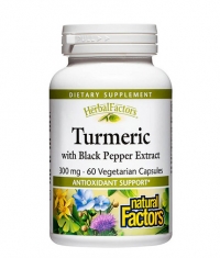 NATURAL FACTORS Turmeric with Black Pepper / 60 Vcaps