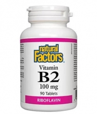 NATURAL FACTORS Vitamin B2 100 mg / 90 Tabs