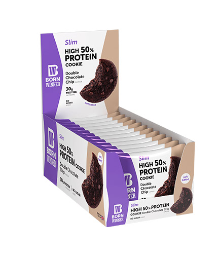 BORN WINNER Slim Protein Cookie Box / 12 x 60 g 0.700