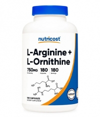 NUTRICOST L-Arginine + L-Ornithine / 180 Caps