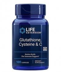 LIFE EXTENSIONS Glutathione, Cysteine ​​& C / 100 Caps