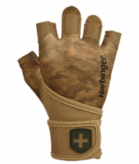 HARBINGER Men's Gloves / Pro Wrist Wraps 2.0 / Tan Camo