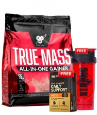PROMO STACK True-Mass + FREE Hero Pro Strong Premium Shaker + FREE Daily Support Mood