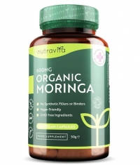 NUTRAVITA Organic Moringa 600 mg / 120 Vcaps