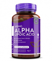 NUTRAVITA Alpha Lipoic Acid 650 mg / 120 Vcaps