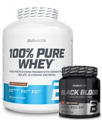 PROMO STACK 100% Pure Whey + Black Blood CAF+
