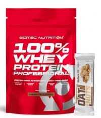 PROMO STACK 100% Whey Protein Professional + Oat & Nuts Bar