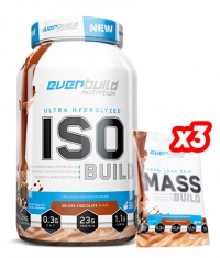 PROMO STACK ISO BUILD Protein *** + 3 FREE Mass Build Gainer Sachets
