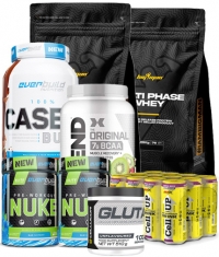 STORES ONLY 2 NUKE + 2 Multi-Phase Whey + Micellar Casein + Xtend + *** + 12 CellUp Drinks