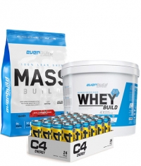 STORES ONLY Whey Protein Build 2.0 + Mass Build Gainer + 48 *** Explosive Energy Drink / 330 ml