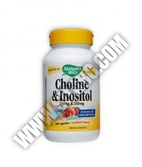 NATURES WAY Choline & Inositol 100 Caps.