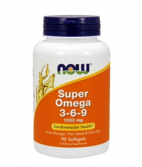 NOW Super Omega 3-6-9 / 1200 mg / 90 Softgels