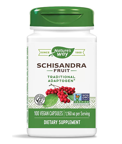 NATURES WAY Schisandra Fruit 580 mg / 100 Caps.