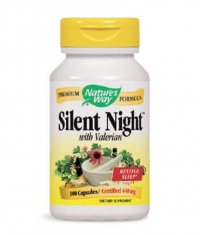 NATURES WAY Silent Night With Valerian 100 Caps.