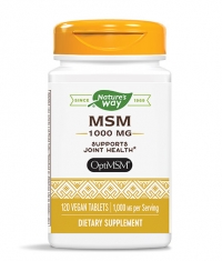 NATURES WAY MSM 1000mg / 120 Vcaps.