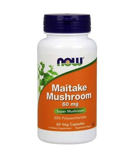 NOW Maitake Mushroom 60mg. / 60 Caps.