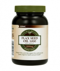 GNC Natural Brand Flax Seed Oil 1000 mg. / 90 Caps.