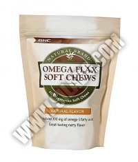 GNC Omega Flax Soft Chews / 60 Chews